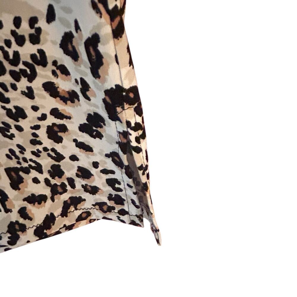 Lifestyle Attitude Cheetah Print Pants Leopard Animal Straight Ankle Leg Sz. 20W - Picture 5 of 12